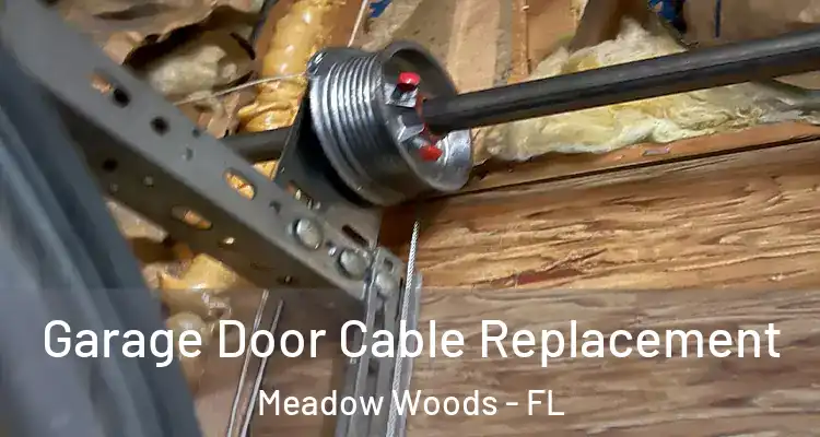 Garage Door Cable Replacement Meadow Woods - FL