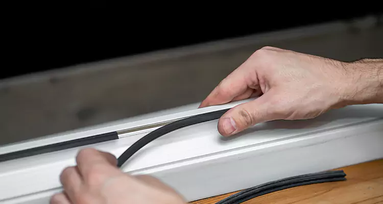 Garage Door Bottom Seal Repair in Meadow Woods, FL