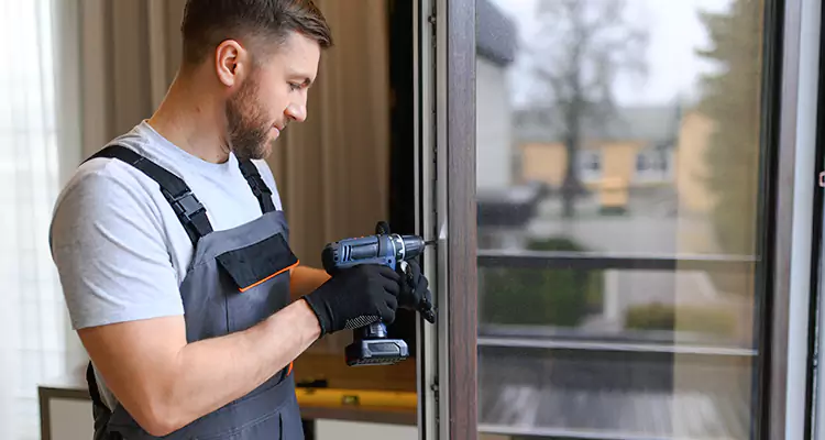 Sliding Screen Door Handle Repair in Meadow Woods, FL